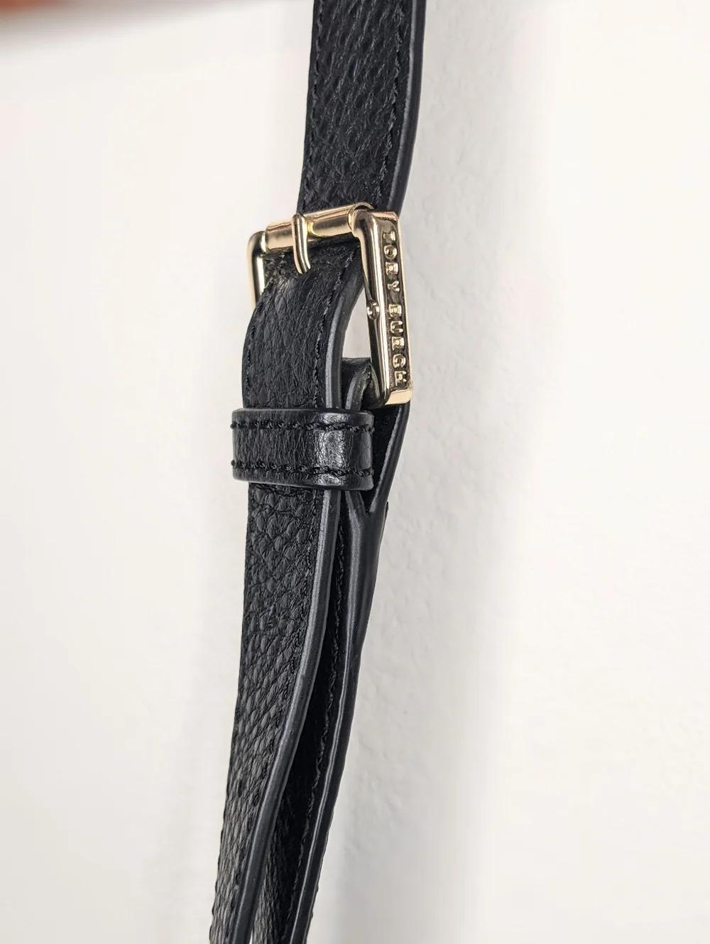 Tory Burch Black Leather Amanda Crossbody Bag